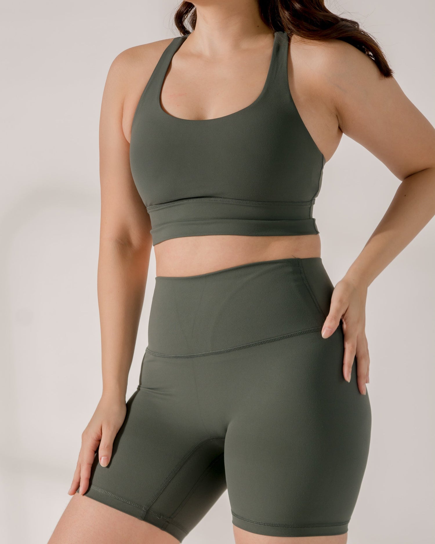 Train shorts in Pine - New Day Activewear